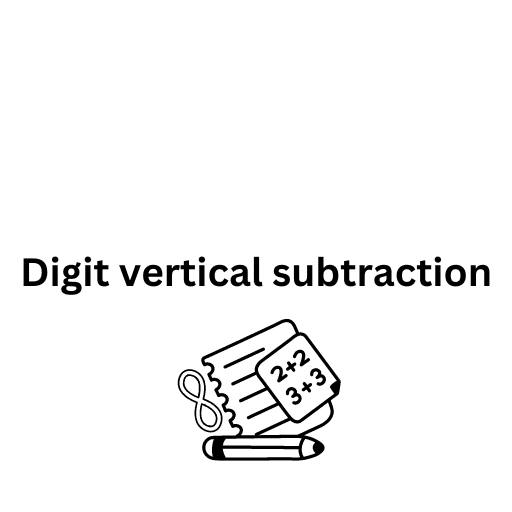 digit vertical subtraction